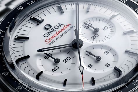 white dial omega speedmaster moonwatch|Omega Speedmaster moonwatch white face.